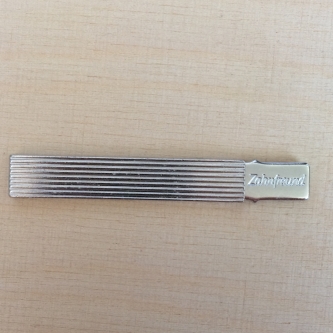 Zahnstocher - mehrweg - Metall mit echtem Silberblatt